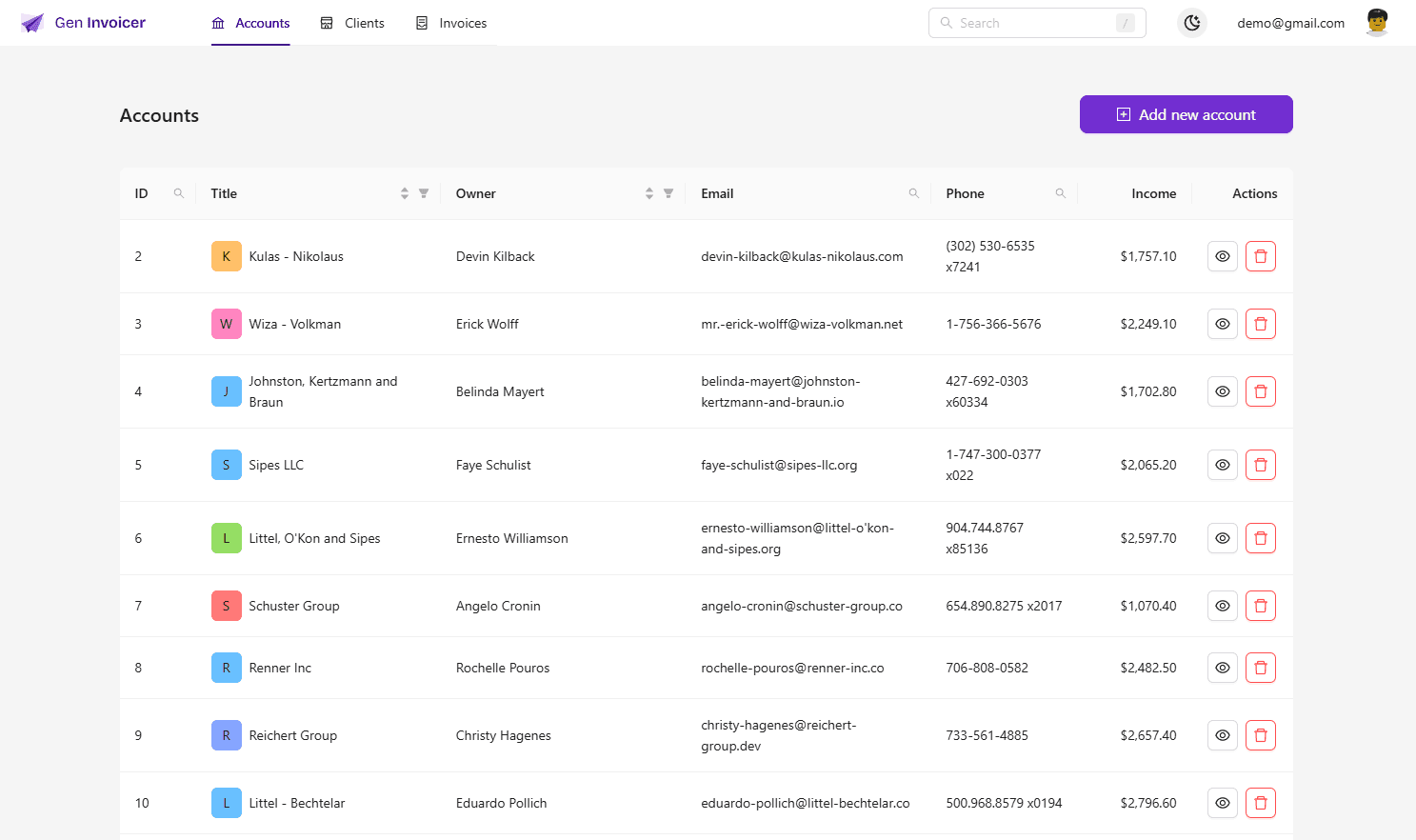 Invoice Manager