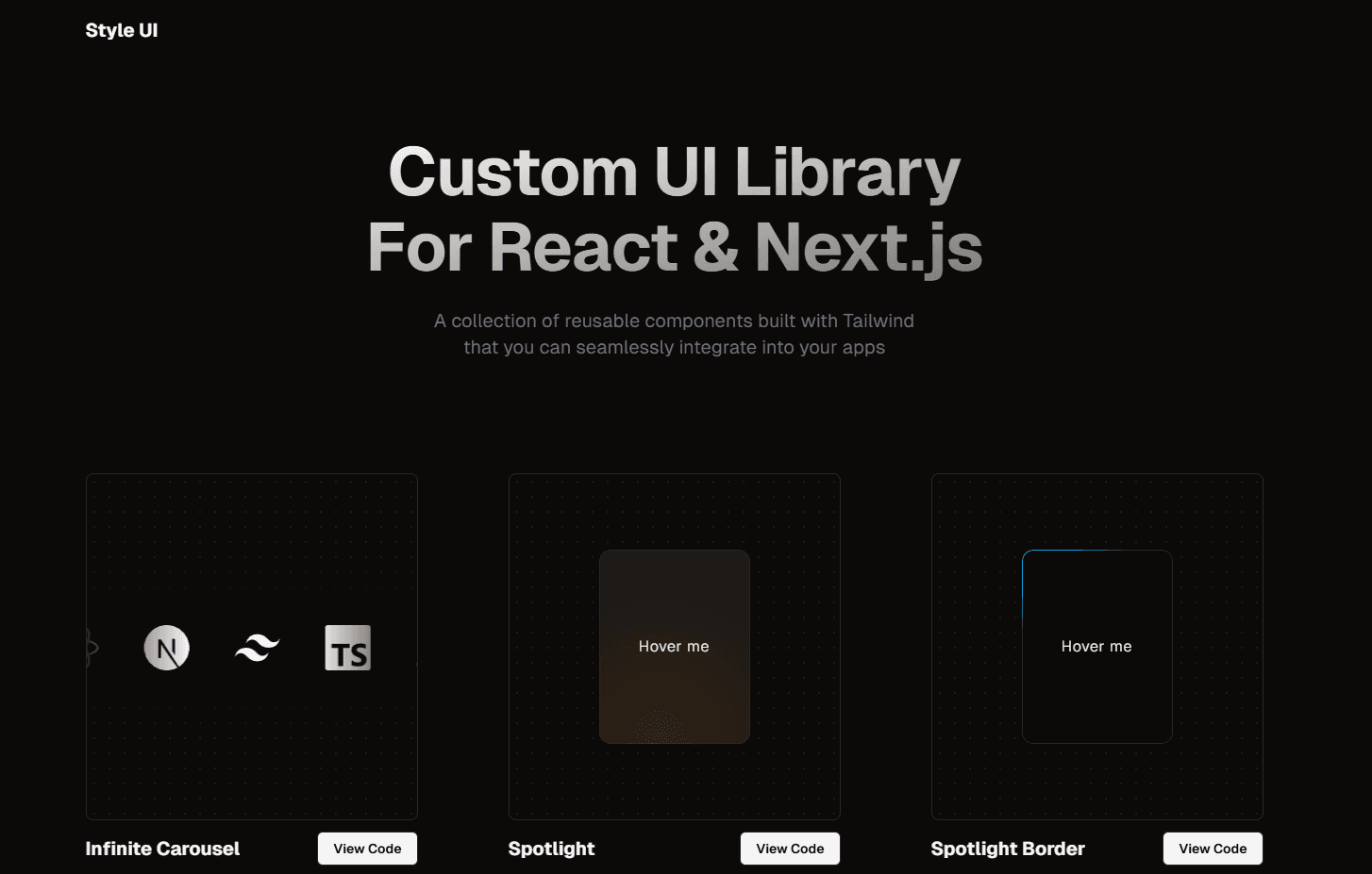 Style UI Library